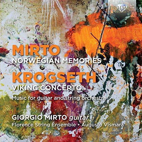 "CD cover with abstract multicolored background and white and orange text."