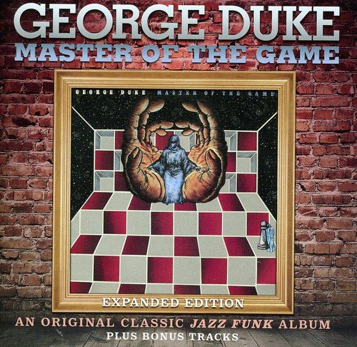 Album cover with framed artwork of a man in a chess game, against a brick wall.