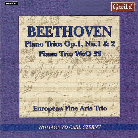 European Fine Arts Trio - Ludwig Van Beethoven: Piano Trios Vol. 1 [CD]