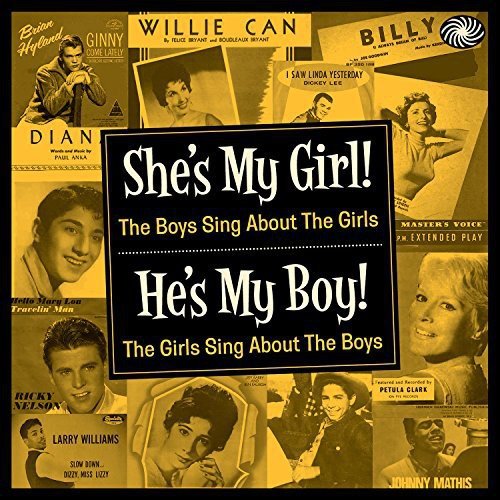 "CD cover with sepia-toned images of singers and text in white and yellow."