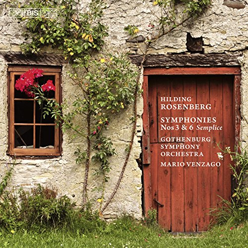 "CD cover featuring a rustic stone building with a red door and window."