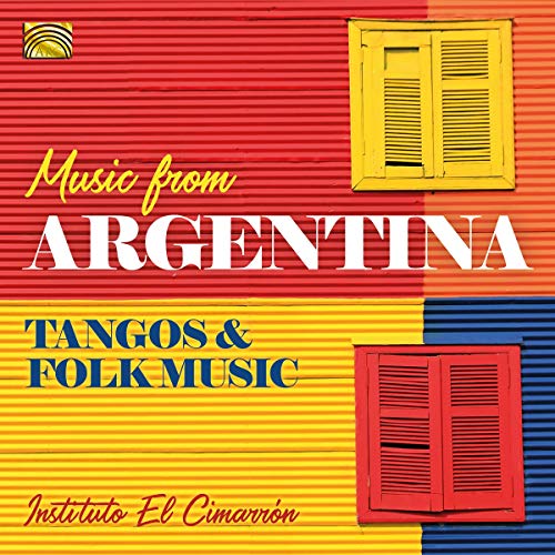 CD case with a cover featuring "Instituto El Cimarrón" and tango-related imagery, containing a music disc.