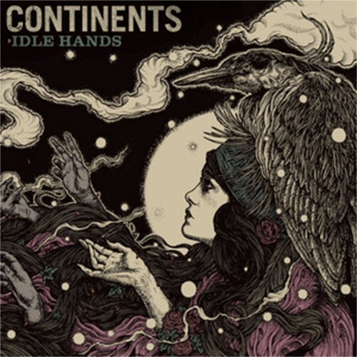 "Album cover art featuring a woman and a bird in a mystical scene."