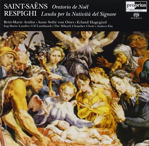 A CD cover featuring a Renaissance painting of the Nativity scene.