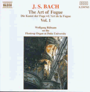 Wolfgang - Bach: Art of Fugue, Nos 1-7,14 & 15 [CD]