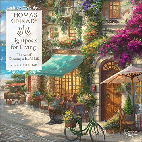 Thomas Kinkade Lightposts for Living 2024 Wall Calendar: Original Andrews McMeel-Kalender [Kalender]