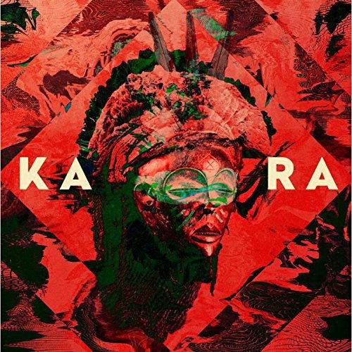 The alt text for the image is: "Red-toned album cover with a person's face and 'Kara' text."
