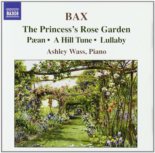 CD cover with a garden scene and text "BAX" and "Ashley Wass, Piano".