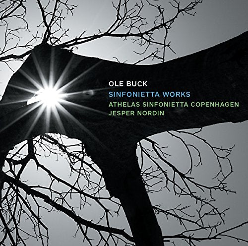 "Album cover with tree branches and sunburst, featuring artist and title information."