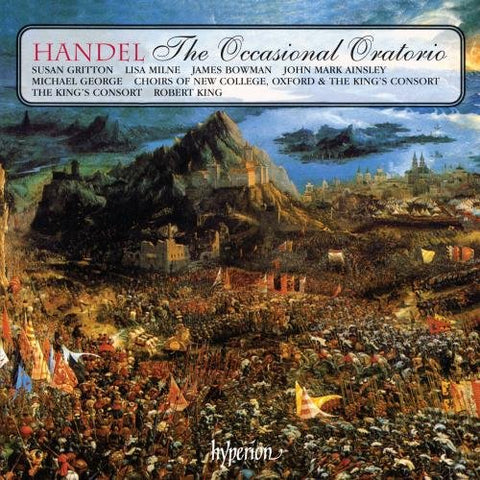Robert King The Kings Consor - Handel: The Occasional Oratorio [CD]