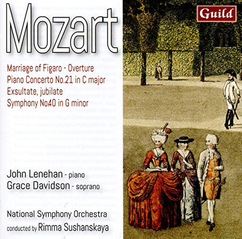 Nso/lenehan/davidson - Wolfgang Amadeus Mozart: Marriage of Figaro - Overture, Piano Concerto No. 21 in C major, Exsultate, jubilate, Symphony [CD]