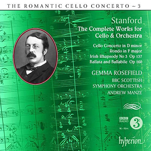 Gemma Rosefield; Andrew Manze - Stanfordromantic Cello Concert Vol 3 [CD]