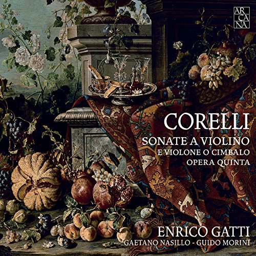 "CD cover with still life painting and white text."
