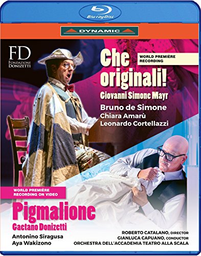 "Blu-ray cover featuring opera performers in costume and a conductor."