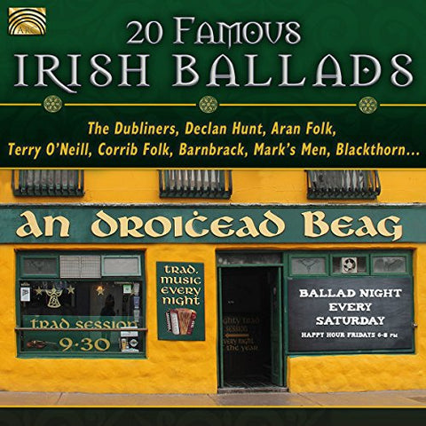 20 Famous Irish Ballads Audio CD