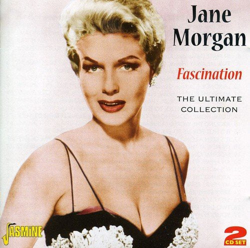 "Album cover featuring Jane Morgan in a black dress, with text and logos."