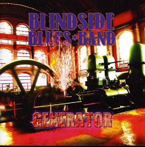 "CD cover art featuring an industrial machine with sparks in a large, arched-windowed room."
