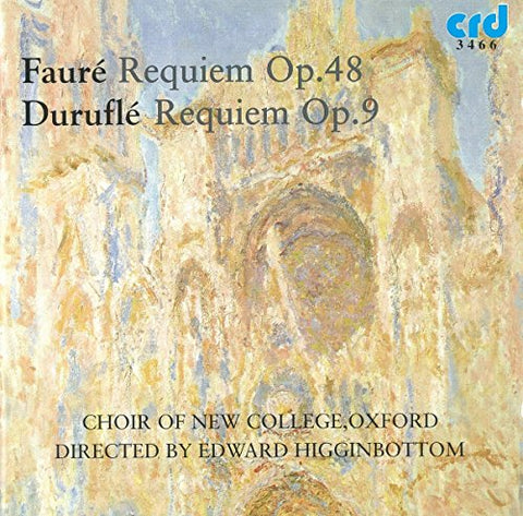 Capricorn Ensemble The Choir of New College Oxford - Durufle and Faure Requiems Audio CD