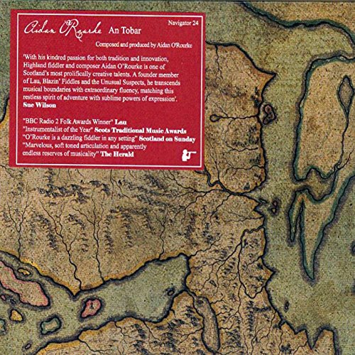 A red box with white text on a vintage map background.