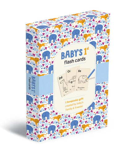 Baby's 1st Flash Cards: A keepsake gift created by baby's family and friends!