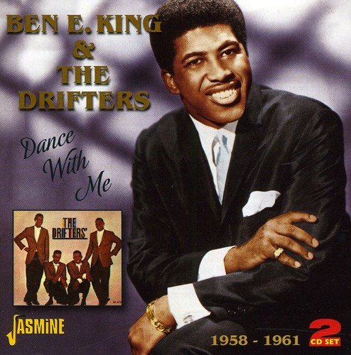 Ben E. King in a suit on a blue album cover.