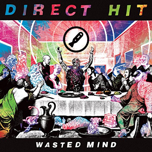 CD cover: "Direct Hit - Wasted Mind" with abstract, colorful artwork.