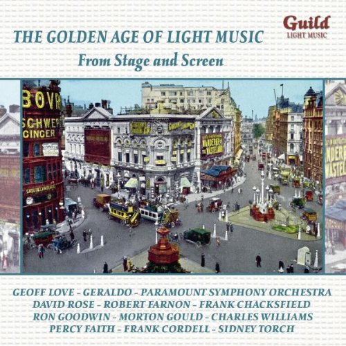 "CD cover with vintage city street scene and list of artist names."