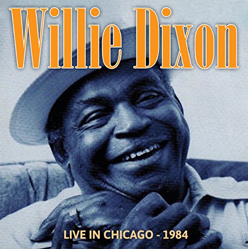 Willie Dixon album cover, portrait of a smiling man in a cap.