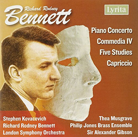 Lso/gibson/bennett/musgrave - Richard Rodney Bennett: Piano Concerto, Five Studies for Piano, Capriccio for Piano Duet [CD]