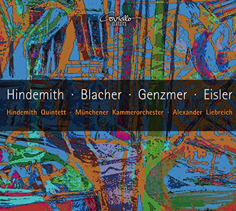 Quintett/liebreich/m Hindemith - Hindemith/Blacher/Genzmer/Eisler: Works for Wind Instruments [CD]