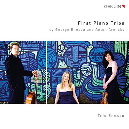 A CD cover featuring three musicians against a blue abstract background.