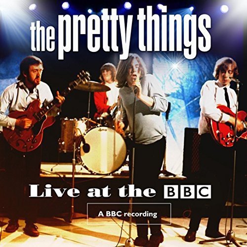 "Album cover featuring the Pretty Things band performing live on stage."