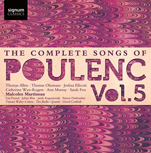 Thomas Allen, Thomas Oliemans, Joshua Ellicott, Ca - Poulenc / The Complete Songs - Vol. 5 [CD]