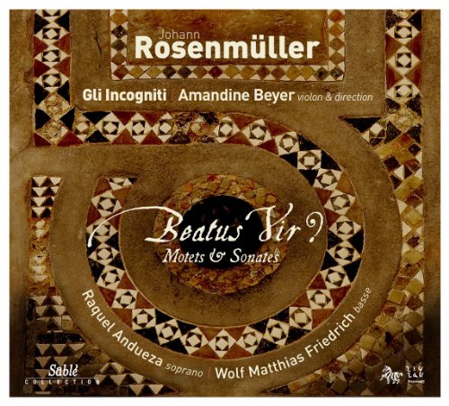 A CD cover featuring a mosaic pattern with text overlay.