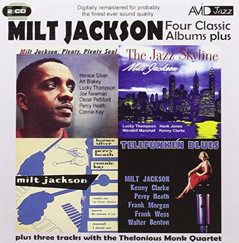 Milt Jackson - Four Classic Albums Plus (The Jazz Skyline / Milt Jackson Quartet / Telefunken Blues / Plenty Plenty Soul) [CD]