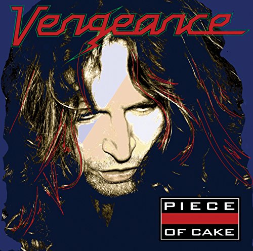 "CD cover with a man's face and 'Vengeance - Piece of Cake' text."