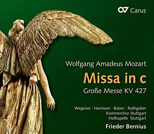 CD cover with a golden angel statue on a green background.