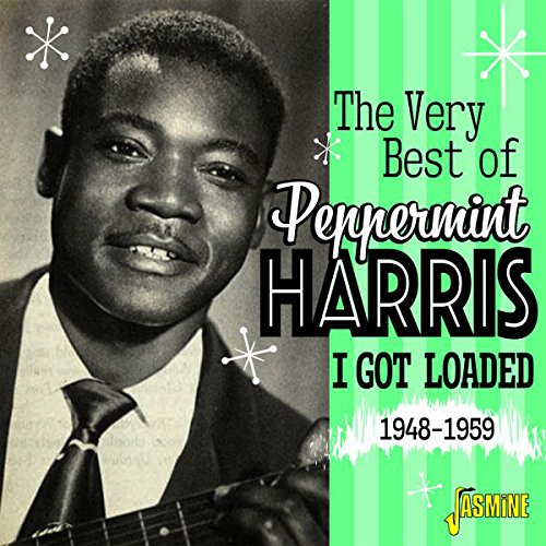 CD cover with black-and-white photo of man and green striped text area.