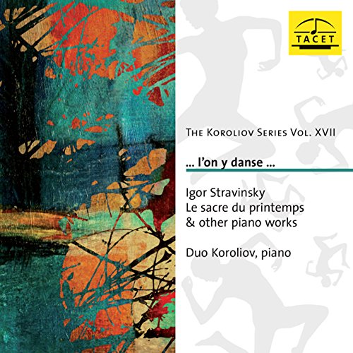 "Duo Koroliov" CD cover with abstract artwork and text on a white background.