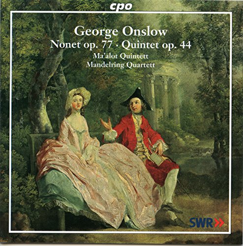 Maa Lot 5tetmandelring 4tet - George Onslow, NONET OP. 77 QUINTET OP. 44 [CD]