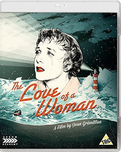 Blu-ray case cover featuring a woman in water with a lighthouse in the background.