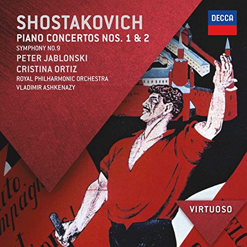 Royal Philharmonic Orchestra Vladimir Ashkenazy Cristina Ortiz Peter Jablonski - Shostakovich: Piano Concertos Nos.1 & 2; Symphony No.9 (Virtuoso series) [CD]