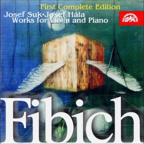 A CD cover featuring a piano with "Fibich" written in large white letters.