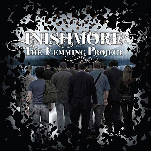Album cover with people walking, surrounded by lemmings, with "INISHMORE" and "The Lemming Project" text.
