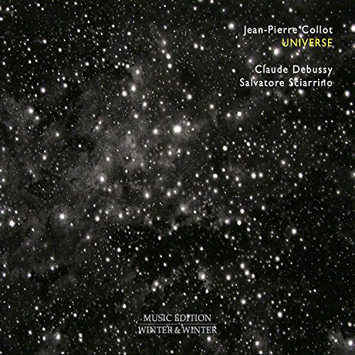 "CD cover featuring a starry night sky with white text and yellow highlight."
