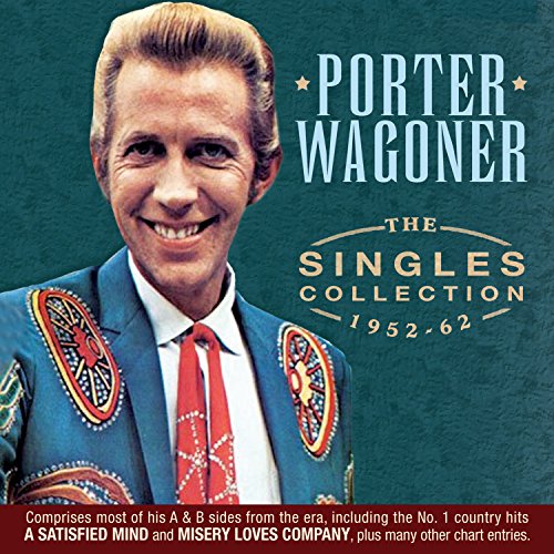 A CD cover featuring Porter Wagoner in a blue suit against a teal background.