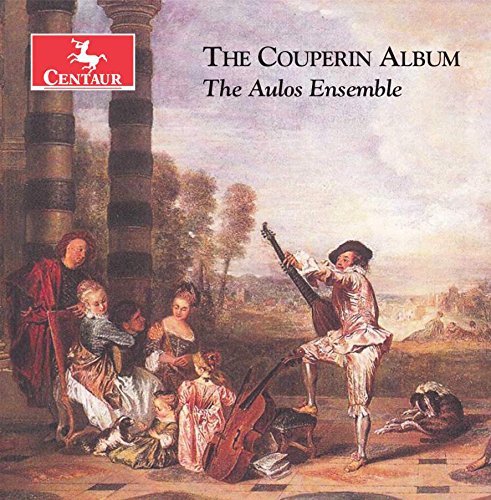 CD cover with a 17th-century scene of musicians playing instruments, Centaur logo upper left.