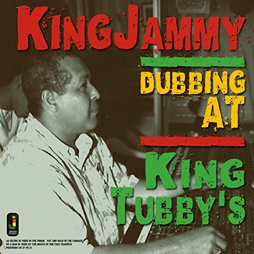 Album cover with man at mixing console, text in red, yellow, and green.