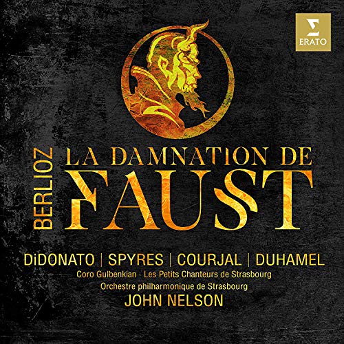 DVD cover for "La Damnation de Faust" with devil illustration and performer names.