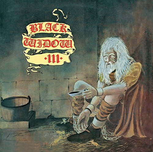 "Album cover art: bearded man with chains, pouring liquid into a hole."